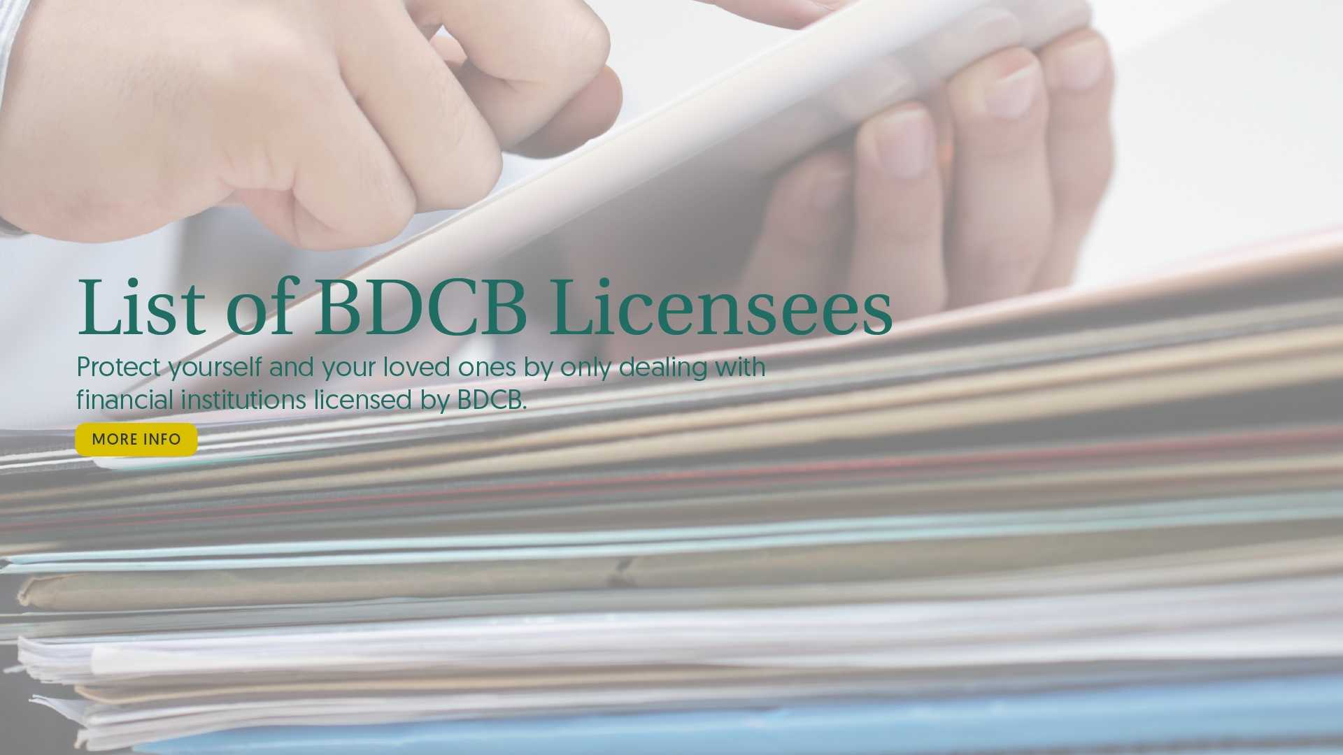 List of BDCB Licencees