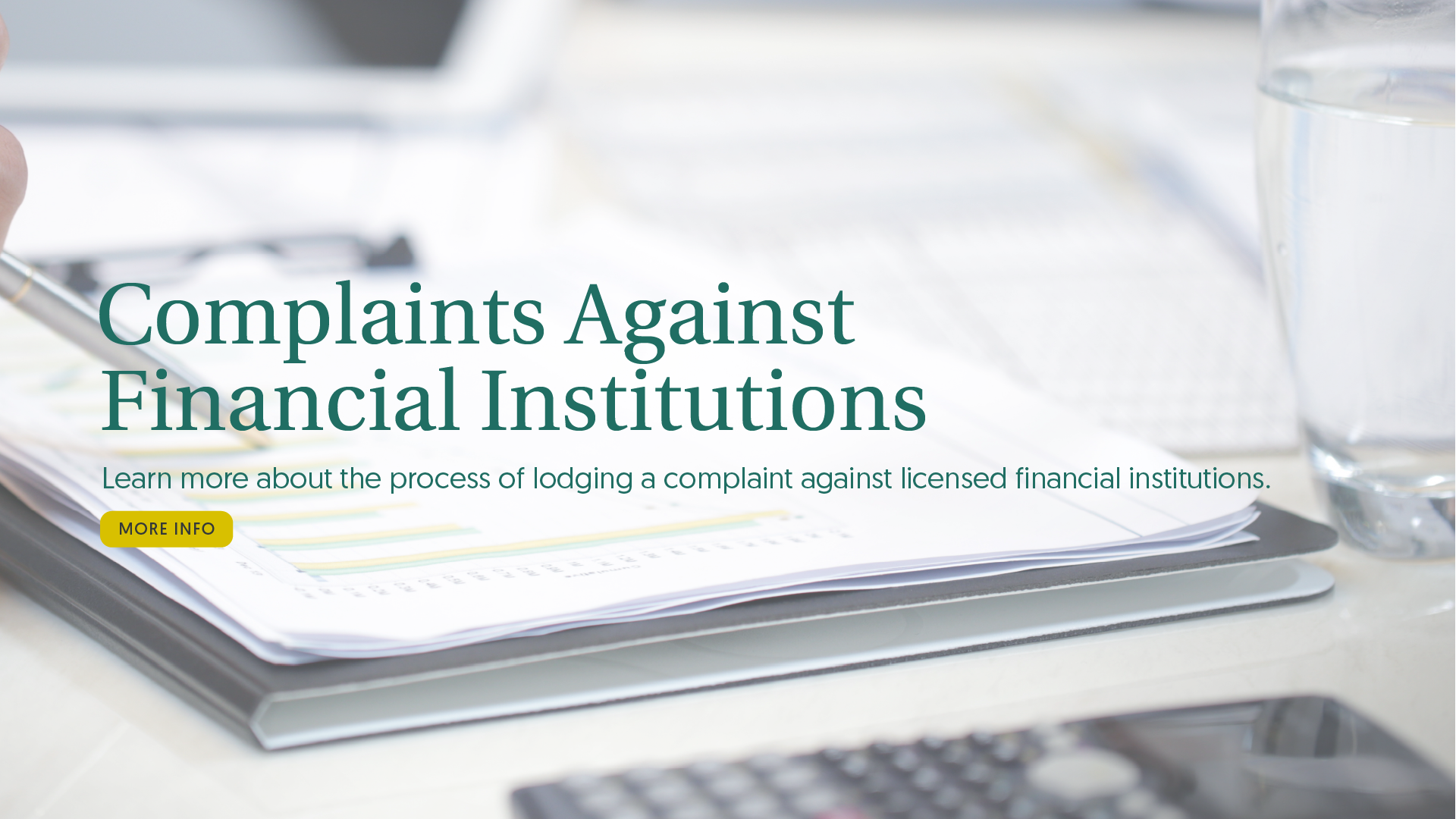 Complaints Against Financial Institutions