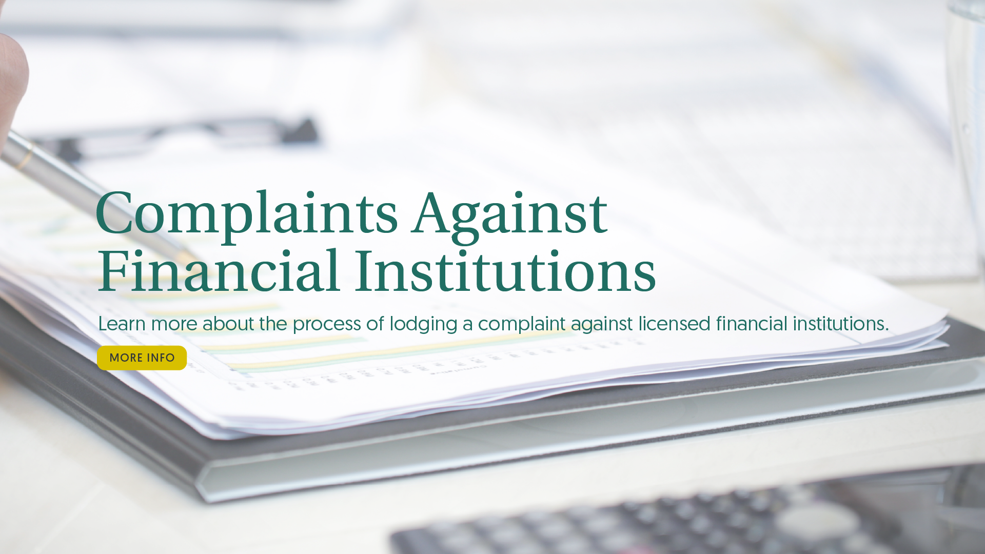Complaints Against Financial Institutions